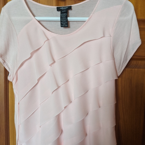 Olsen blouse, light pink, size M/10 - Picture 2 of 3